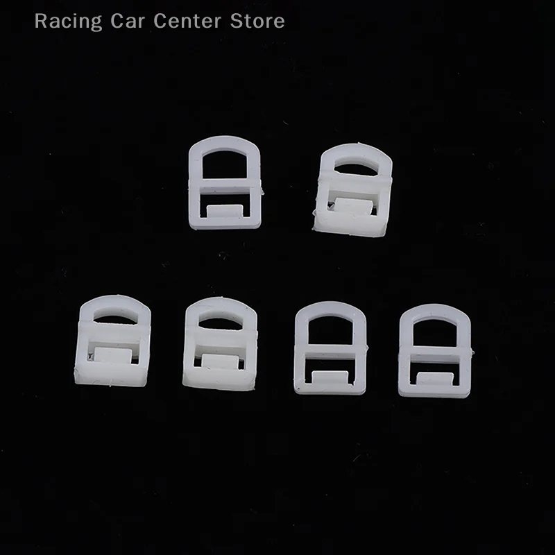 10 Pcs Car Curtain Track Fastener Car Curtain Track Suspension Ring Pulley Sliding Ball Curtain Track Clip