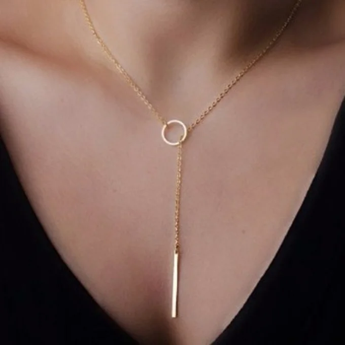 New Fashion Jewelry Star Moon Choker Necklace Gift For Women Girl Gold Color Chain Hollow Star Pendant Necklace Drop Shipping