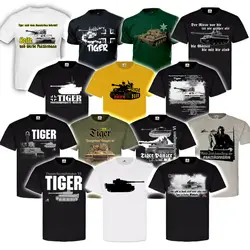 Army Legend Tank Armoured Division  Tiger VI Panzer Tank T-Shirt. Summer Cotton Short Sleeve O-Neck Mens T Shirt