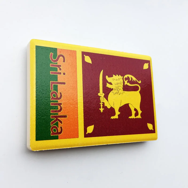 Sri Lanka Travelling Fridge Stickers National Flag Tourism Fridge Magnets Home Decor Wedding Gifts Blackboard Magnetic Stickers