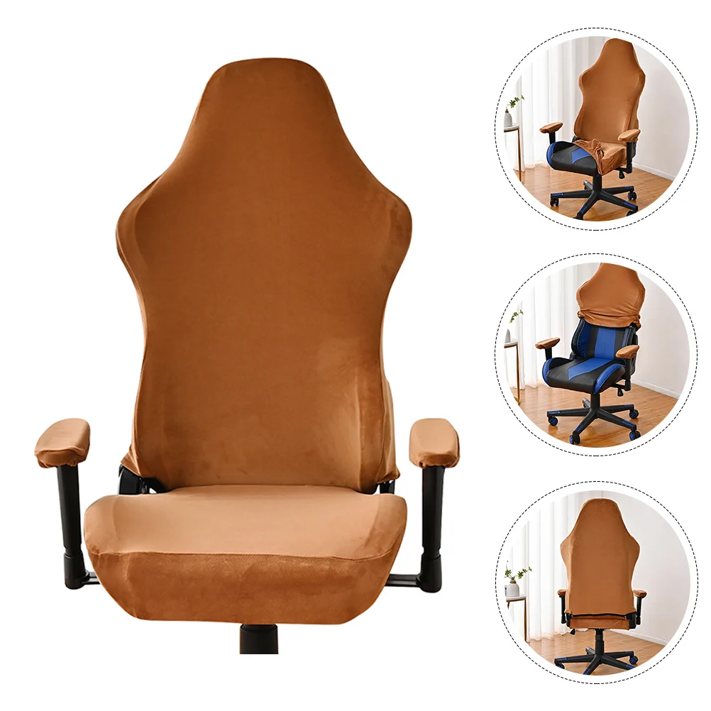 

1 set 1 Set Washable Stretch Gaming Chair Cover Redecorate Protect Old Chairs Slipcover Armrest Cover Elastic Fabric For