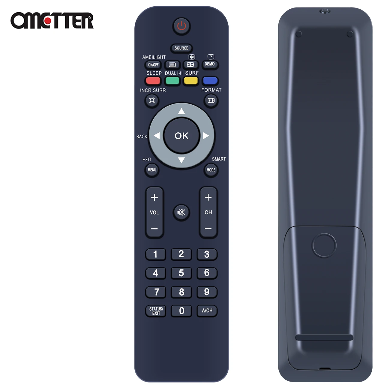 Uniwersalny RM-670C RC7807 pilot sterownik zastępczy dla Philips Smart HD LCD LED telewizja cyfrowa Remte dla większości modeli