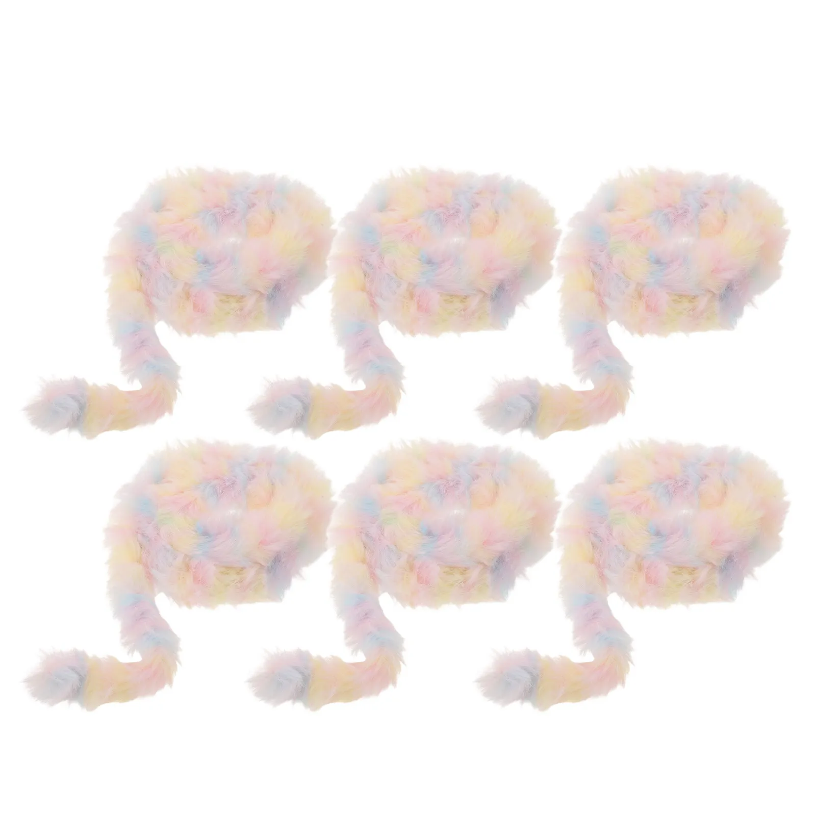 6Pcs Chenille Stems Pipe Cleaners Soft Flexible Craft Twisting Sticks for DIY Flower Wreath Ornament Making Classroom Supplies