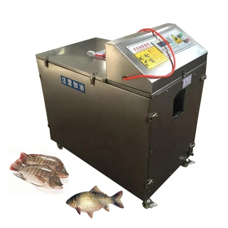 High Productivity Fish Descaling Machine / Fish Guts Removing Machine / Fish Cleaning Gutting Machine