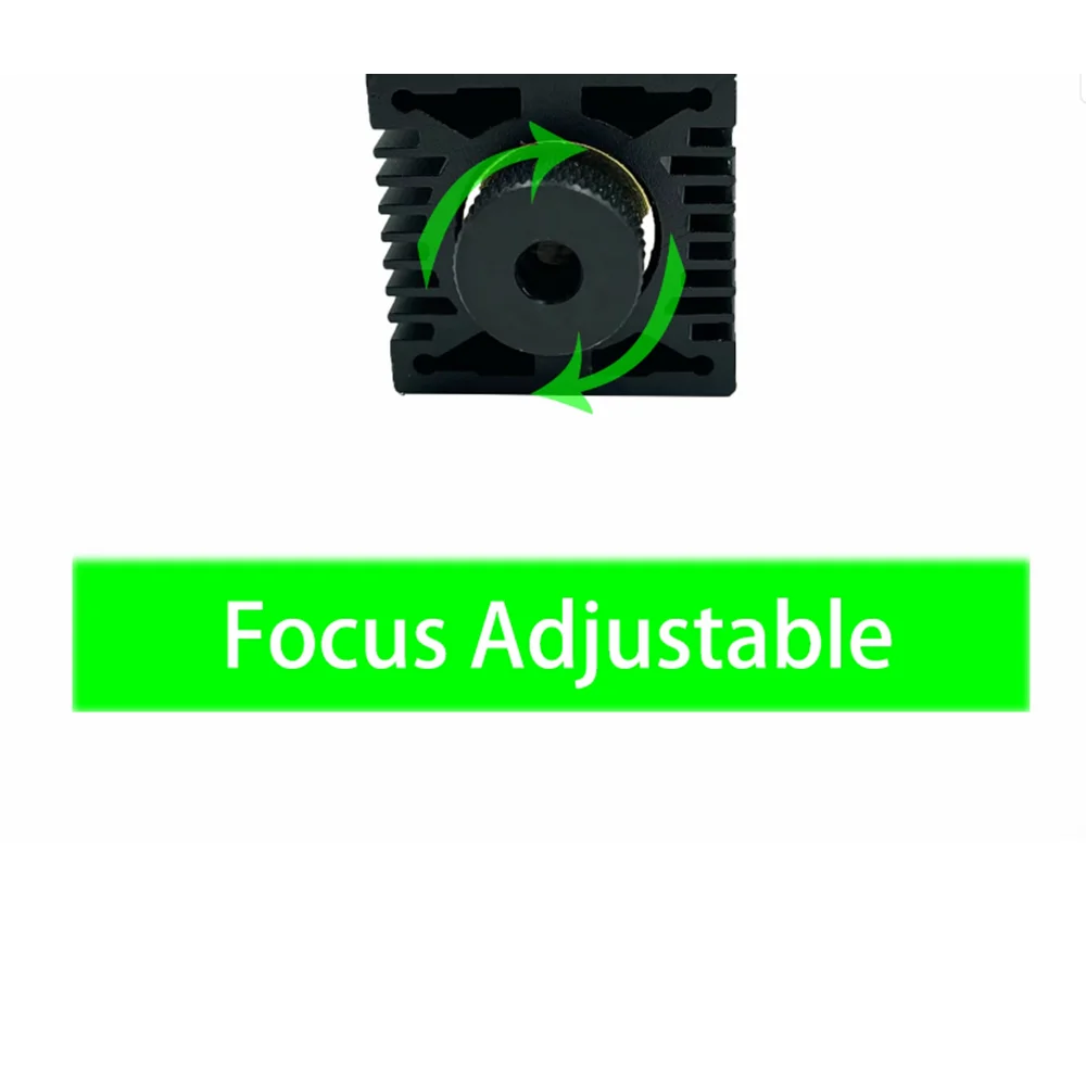 520 نانومتر 1 واط نقطة خضراء سمك قابل للتعديل