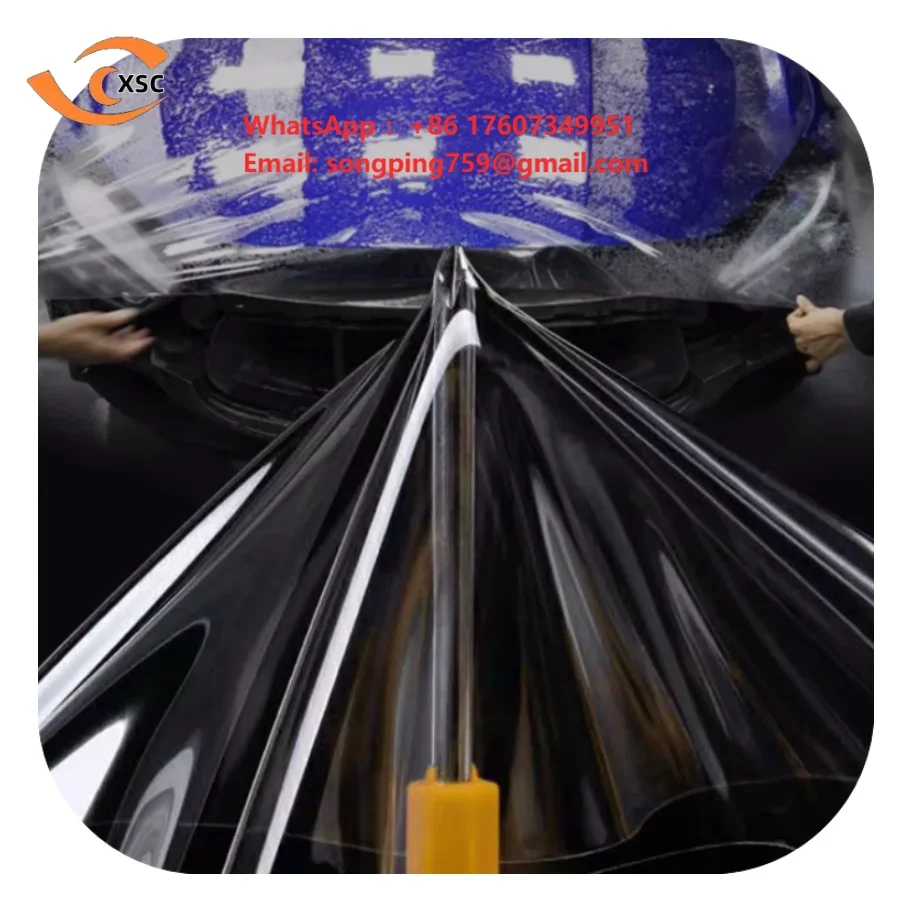 TPU-S Ppf UV99 Coating Heat Healing 1.52*15m Invisible clear Self Healing Car Body Cover Protector Car Vinyl Wrap Sticker Vinyl