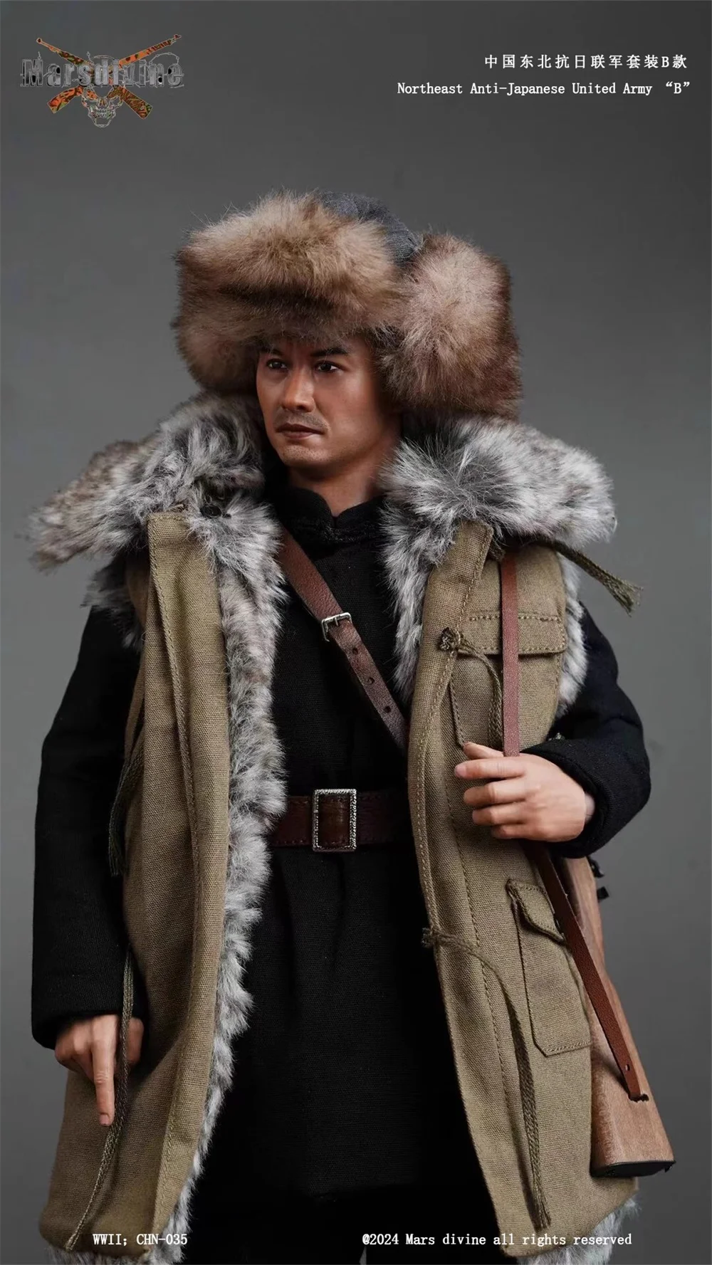 1/6 Marsinstructeur CHN-035 Asie soldat beurre ningfor la paix élasthanne arme ceinture manteau pas de corps pas de tête pour 12 "Action Figure