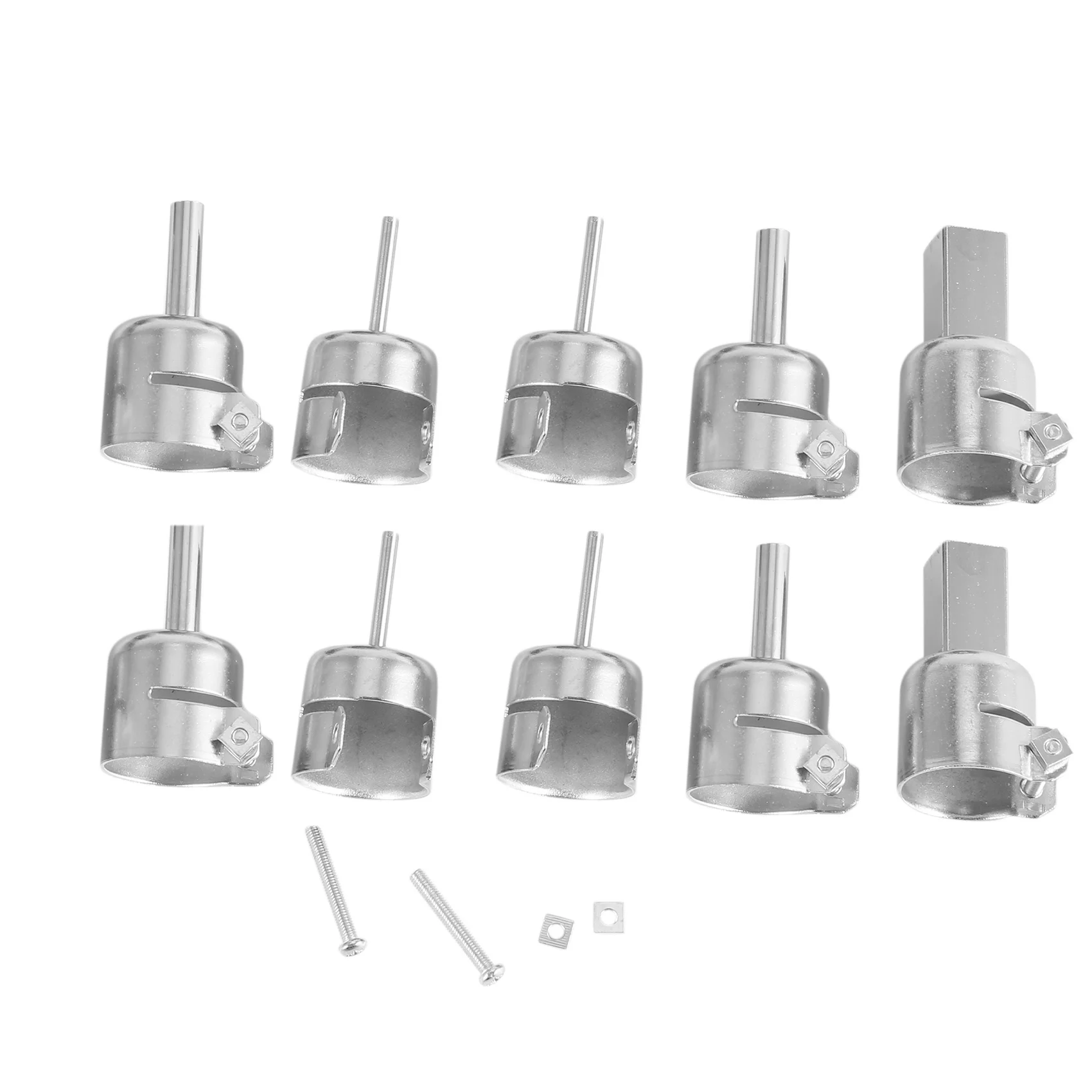 10Pcs Set Heat Tool Nozzles Kits for Hot Air Soldering Station Repair Tools Heat Tool Hair Dryer