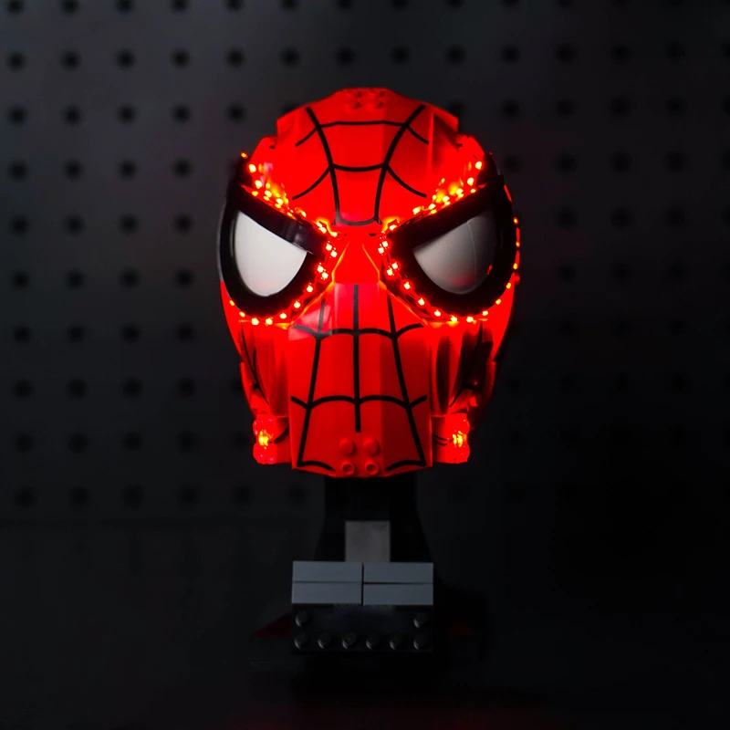 Premium DIY led-lichtset voor Lego 76285-masker (alleen led-licht, zonder blokken model) verheldert uw creaties