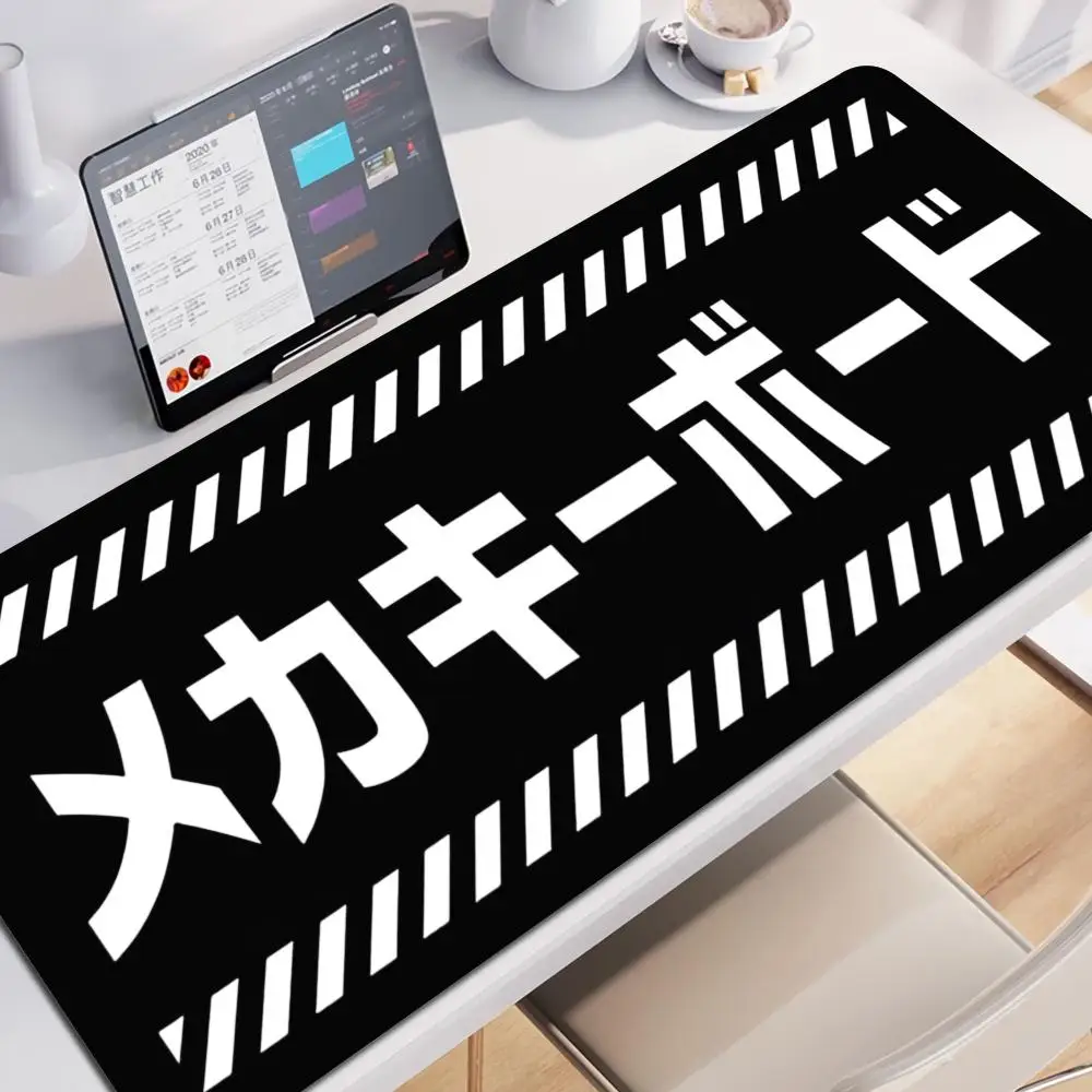 

Japanese Mechanical Keyboard Mousepad Company Pc Gamer Xxl pad Art non-slip Gaming Mouse Pad offices Laptop overlock Desk Mat