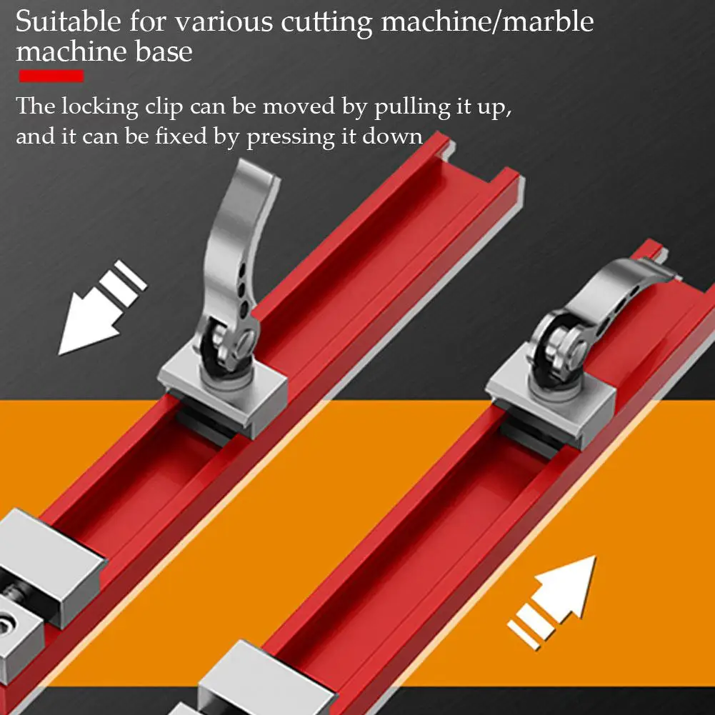

Circular Saw Guide Track Guide & Guide Rail Adjustable Woodworking Cutter Attachment Clamp Base for Precision Cutting Tool