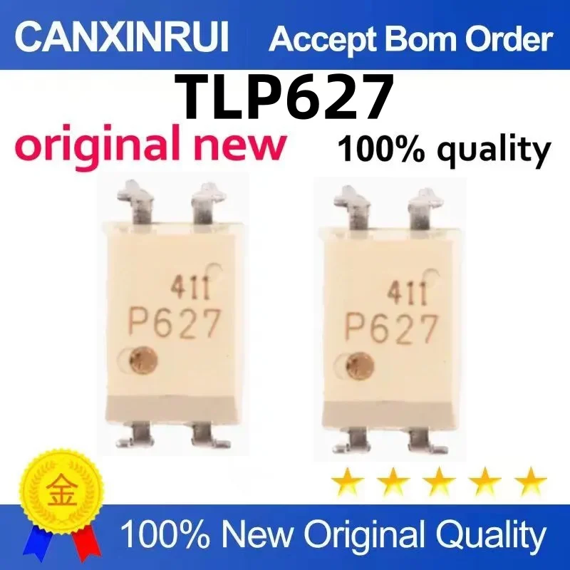 

（100 pieces）TLP627-1 TLP627 P627-1 P627 In-line DIP4 Optocoupler