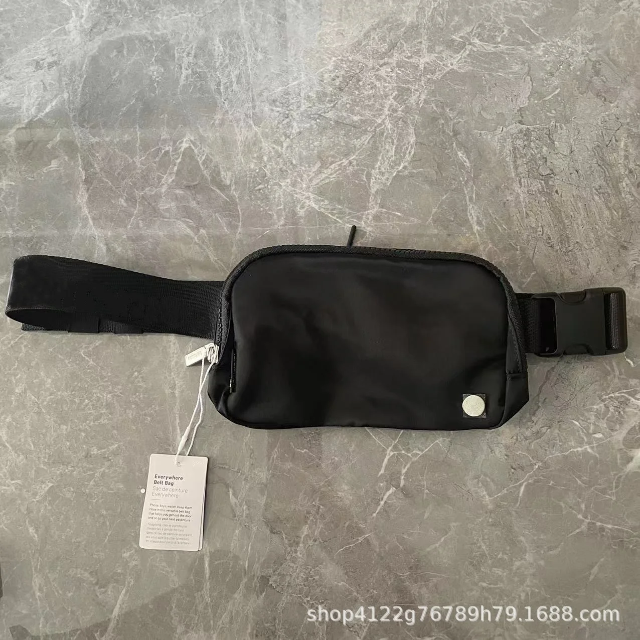 lululemon belt bag with long strap Everywhere 1L (True Navy) Interior pockets hold the essentials Lululemon now has a clear
