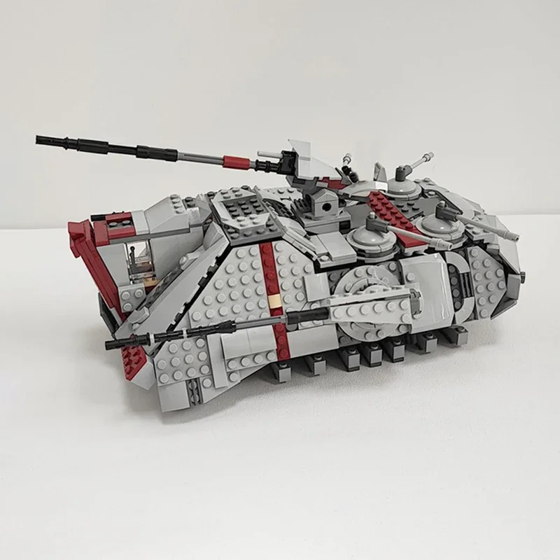 

721pcs Moc Star Battle UT-AT Compatible 75337 At-te All Terrain Tactical Actuator Building Blocks Bricks Toy Present