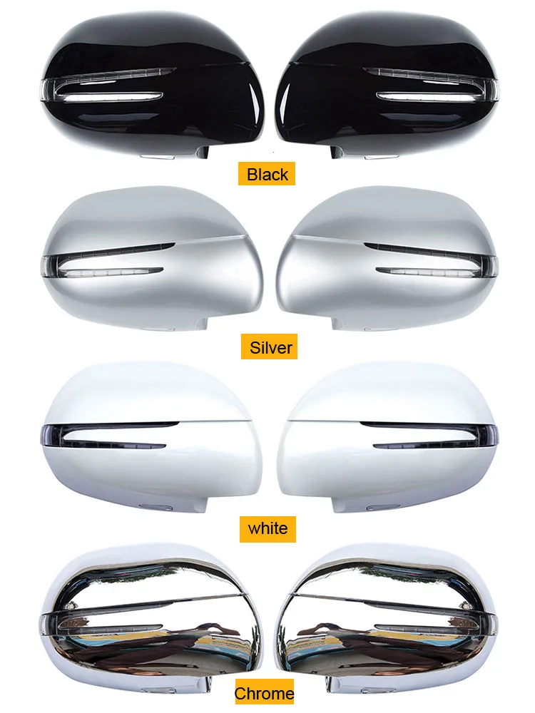 LED Side Rear-View Mirror Cover for   Prado 120 Fj120 LC120 2003 2004 2005 2006 2007 2008 2009 Accessories