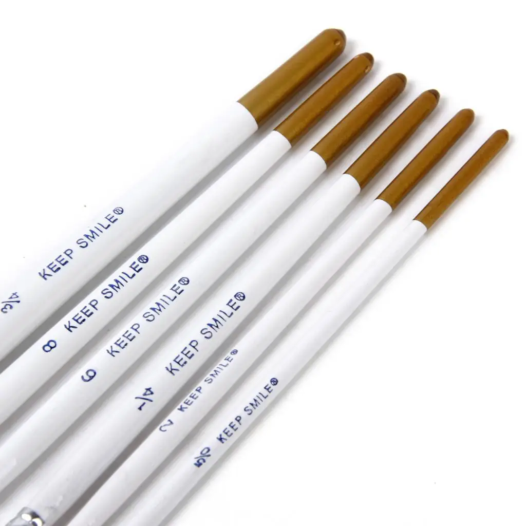 Professionelles Set, 6 Stück, Acryl, Öl, Aquarellfarben, Pinsel, Basteln