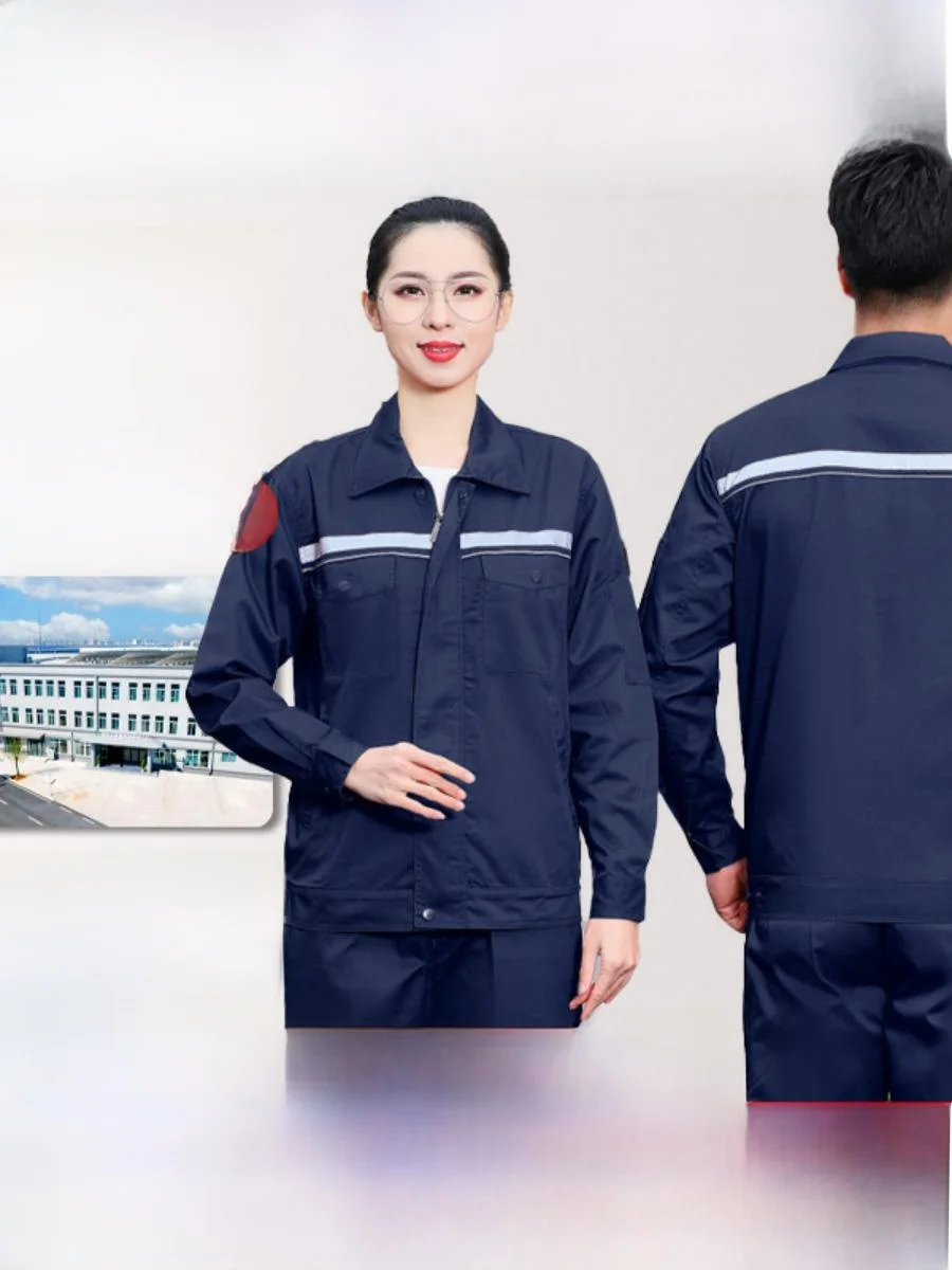 

Lightweight Long Sve Work orms Cotton Polyester Men Women's Set Breathable Wear Resistant Summer Workwear Moisture Wic...