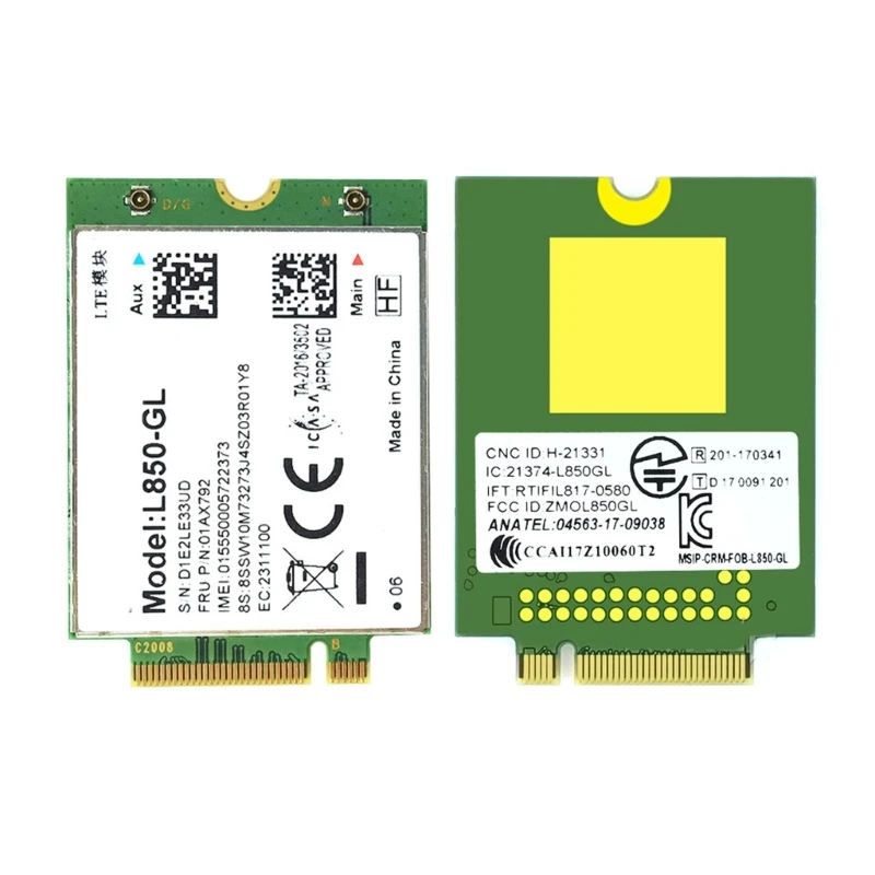 L850-GL Card WWAN Module- 01AX792 for ThinkPadX1 Carbon Gen6 X280 T580 T480s