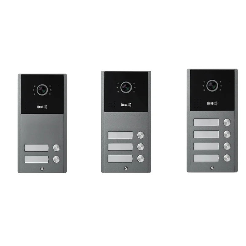 Tuya 7インチビデオスマートビデオインターホン 1080pビデオドアベル 2/3/4ユニット カメラセキュリティインターホンシステム 家庭用/別荘用セキュリティ