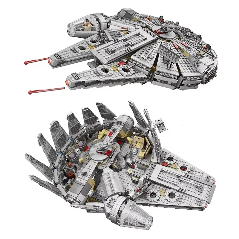 New 1381 Pcs Space Millennium Ship Spacecraft Set High Difficulty DIY Toys Model Building Blocks Bricks Toy Kids And Adults Gift