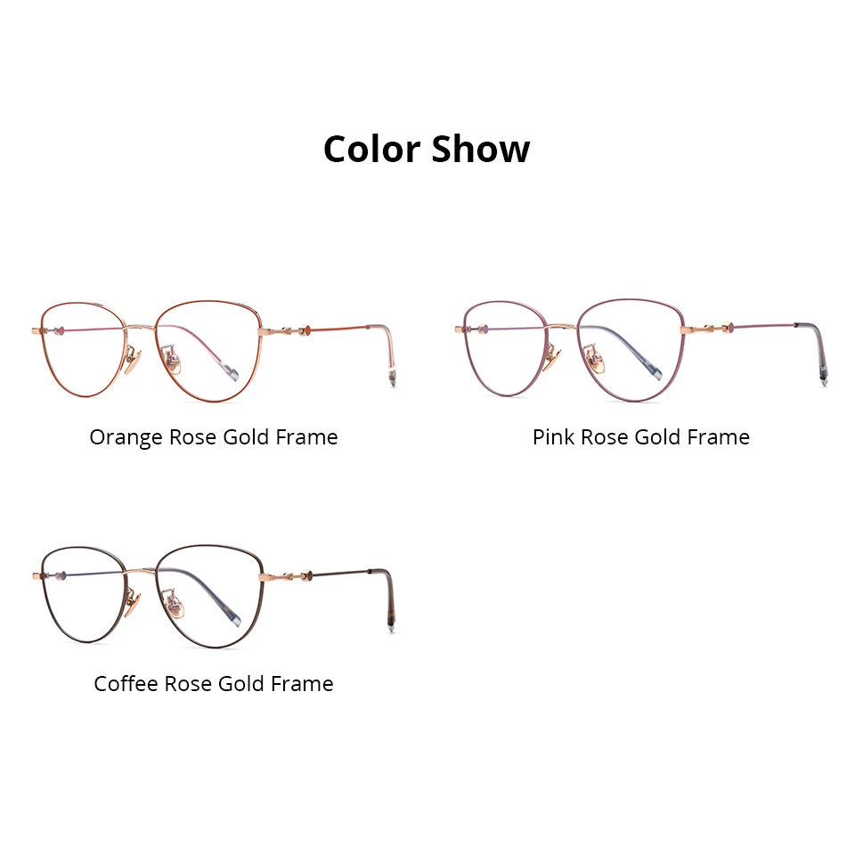 NIANZHEN إطار نظارات من التيتانيوم النقي للرجال 2025 جديد عين القط العلامة التجارية تصميم النظارات خفيفة الوزن نظارات ريترو 101 #6