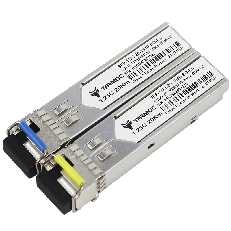 Tarmoc SFP-1G-LC Series BIDI Singlemode LC (1 pair) 10km,20km,40km,80km,100km ,  Cisco, Mikrotik, Ubiquiti