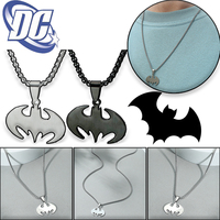 DC Comics Batman Fashion Accessories Necklace for Men and Women Stainless Necklace Vintage Solid Metal Colla Birthday Gifts New