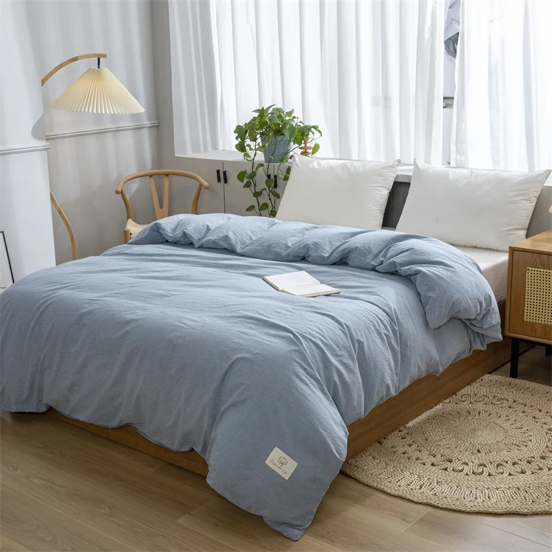 

1 шт., комплект пододеяльников из чистого хлопка, мягкий и удобный материал для спальни, 100% хлопок, уютный материал для сна, только пододеяльник wenxinlan