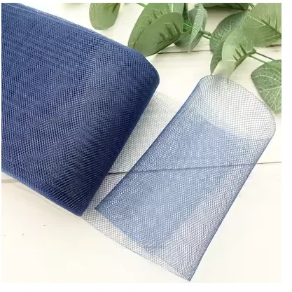 Crinoline Flat Solid Braid Rigid Polyester Mesh Trim Ornamental Craft Ribbon For Hat Making And Wedding Gown