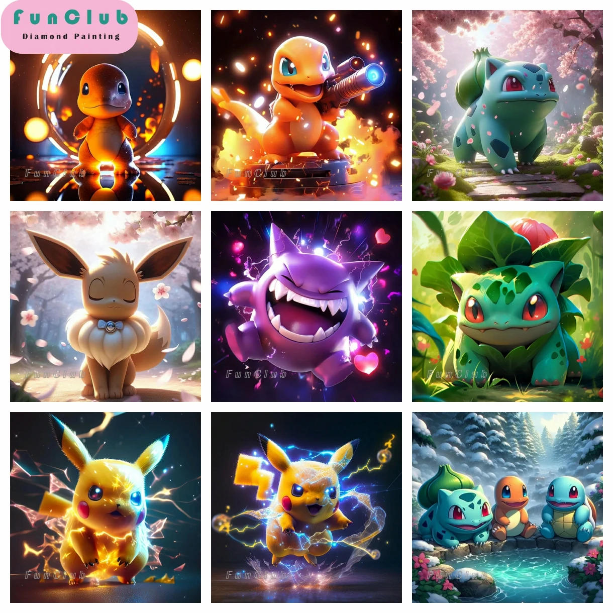 5D DIY Japan Anime Pokémon Diamant Malerei Mosaik Kunst Kreuzstich Cartoon Pikachu Stickerei Strass Home Decor Kinder Geschenk