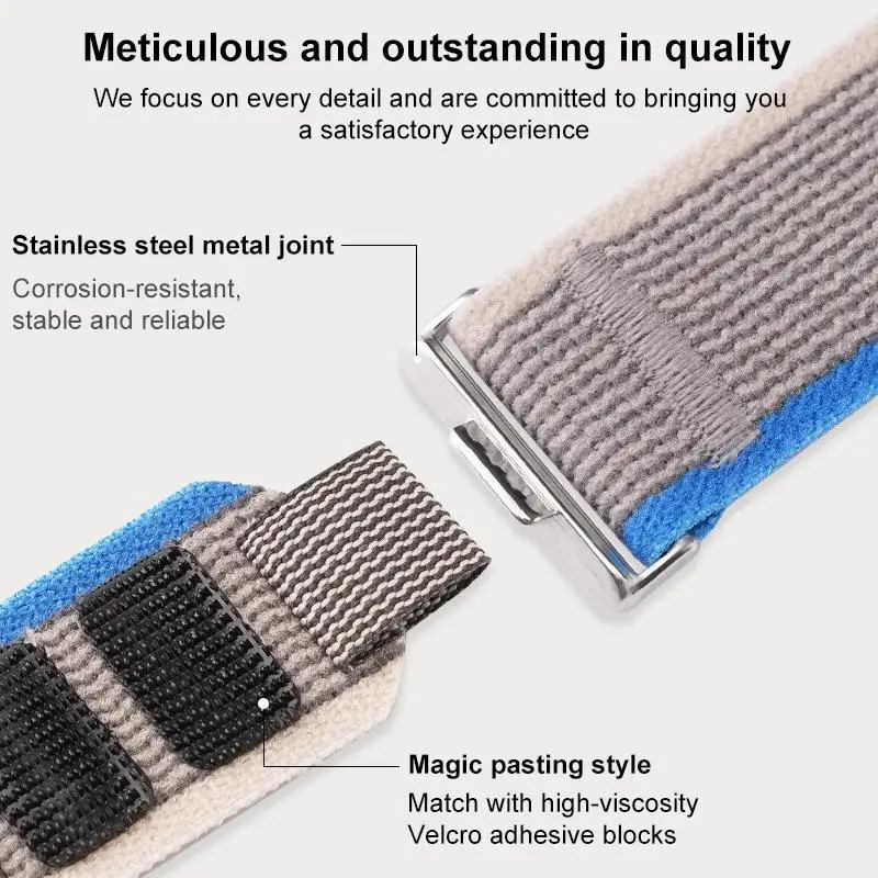 حزام ساعة رياضي بحلقة من النايلون لساعة Huawei Watch Fit3 Fit4 Fit4 pro xDfind المتوافقة مع حزام ساعة تعقب اللياقة البدنية #4