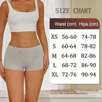 FINETOO 3PCS Women's Cotton Boyshort Panties Breathable Low Waist Solid Colors Underwear Female Casual Sports Boxers Underpants - Image 6