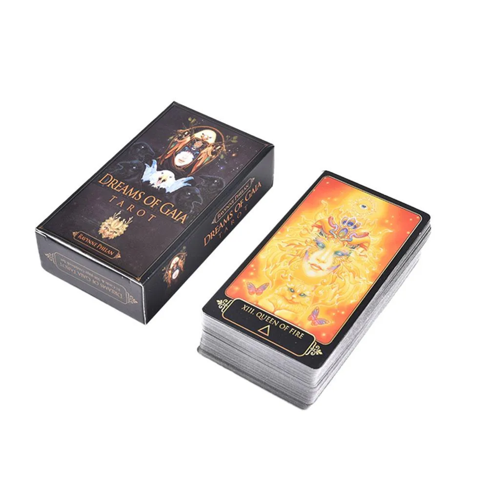 Dreams of Gaia Tarot Cards Witchcraft Supplies Board Games for Adults Art Nouveau High Quality Special Style
