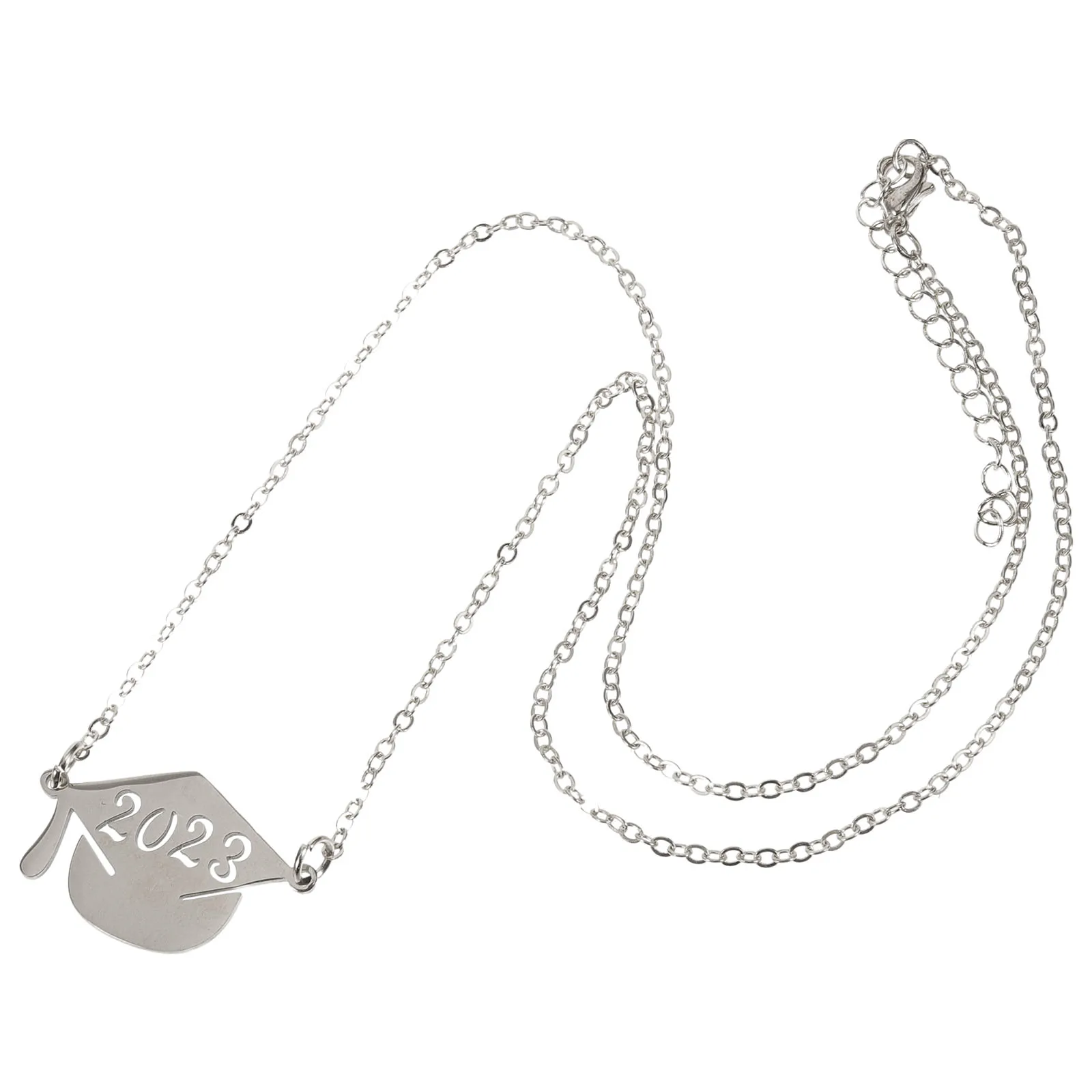 

Graduation Doctoral Necklace Gold Stainless Steel Gifts Graduation Necklaces Jewelry Pendant Memory Charm Accessories