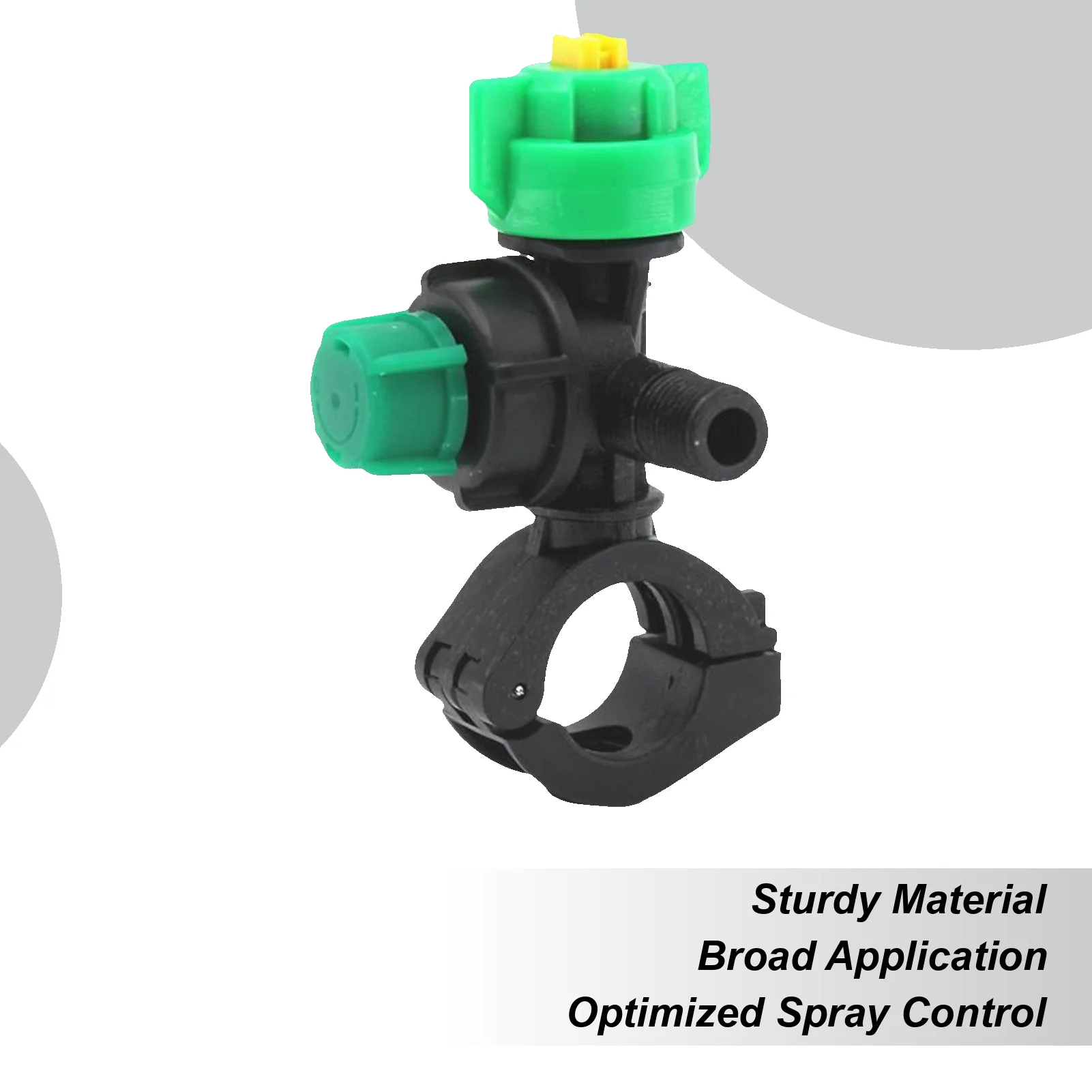 Nosel Selang 25mm Bentuk Kipas Kepala Semprot Kabut Selang Taman Untuk Irigasi Tanaman Luar Ruangan Pertanian Ladang