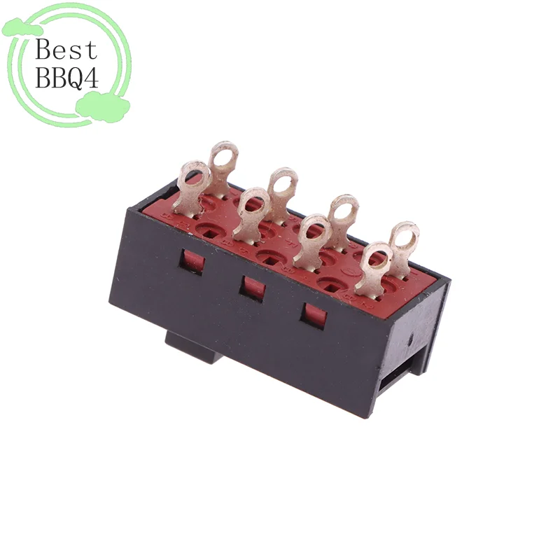 (BBQ4)DSE-2310 Pointed Pins 8 FeetS 3 Files 8A250V Toggle Switch Black Slide Switch For Hair Dryer Parts