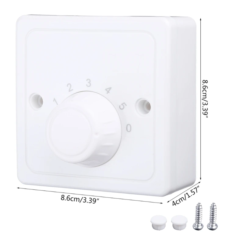 Controlador velocidad ventilador techo montado en superficie Universal, interruptor Control velocidad, A6HB