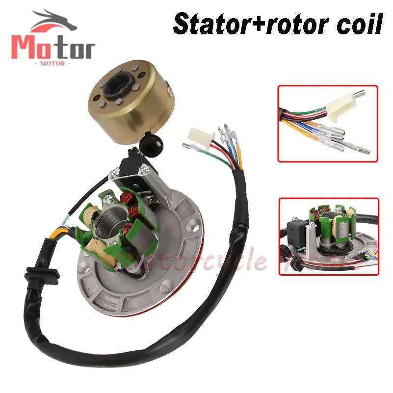 Economical and practical magnetic stator rotor kit with lighting, dirt pit, bicycle, motorcycle, professional electrical parts