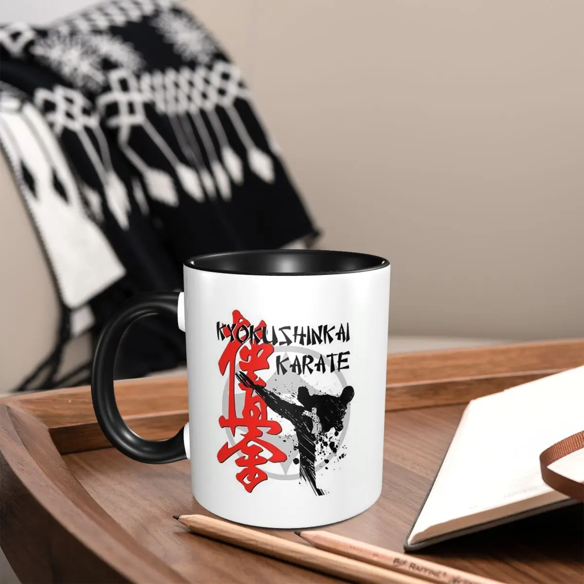 Kyokushin Karate Bushido Values Mug Funny Ceramic Coffee Cups Tea Mugs Milk Cup Drinkware Gift for Woman Man