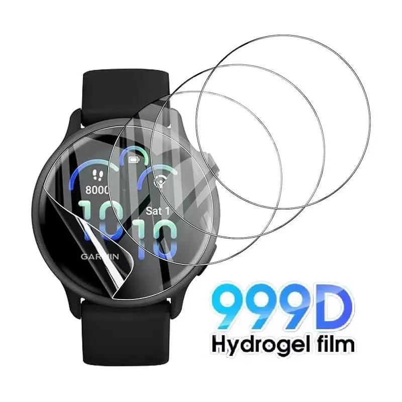 1-5 szt. Folia hydrożelowa do Garmin Forerunner 970 165 265 965 570 47mm 42mm Venu 3/Vivoactive3 5 6, ochronna folia na ekran — 2