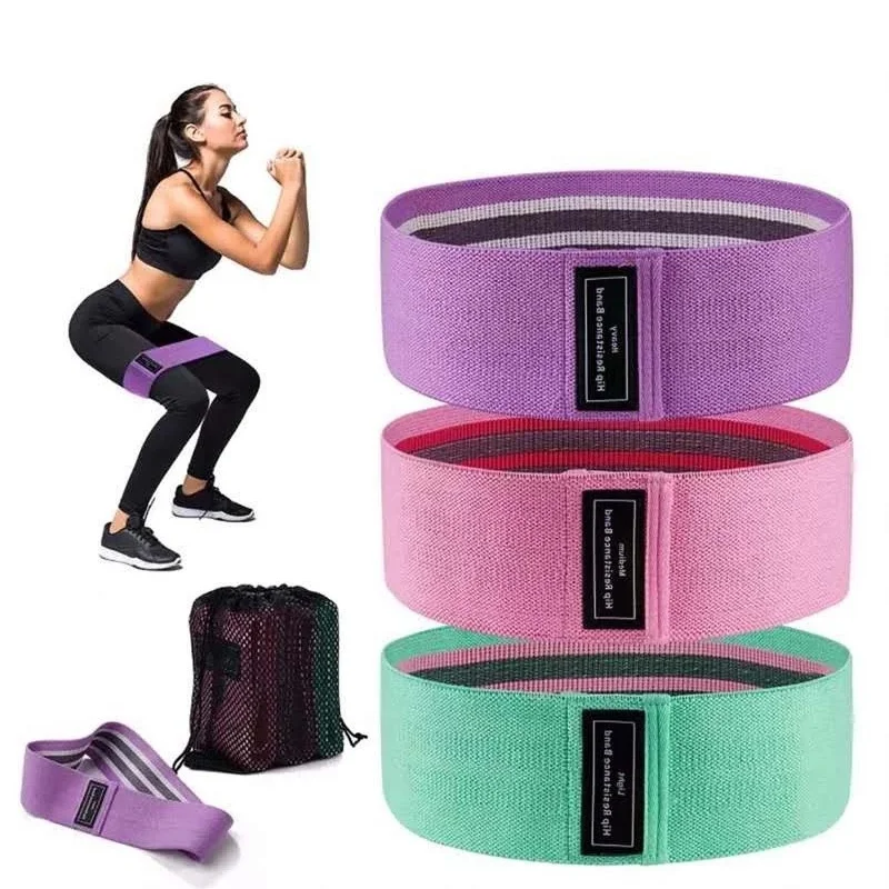 1PC Squat Stretch Resistance Band Hip Fitness Training Tension Band Yoga Exercise Training Band Portable Exercise Equipment Home image 3