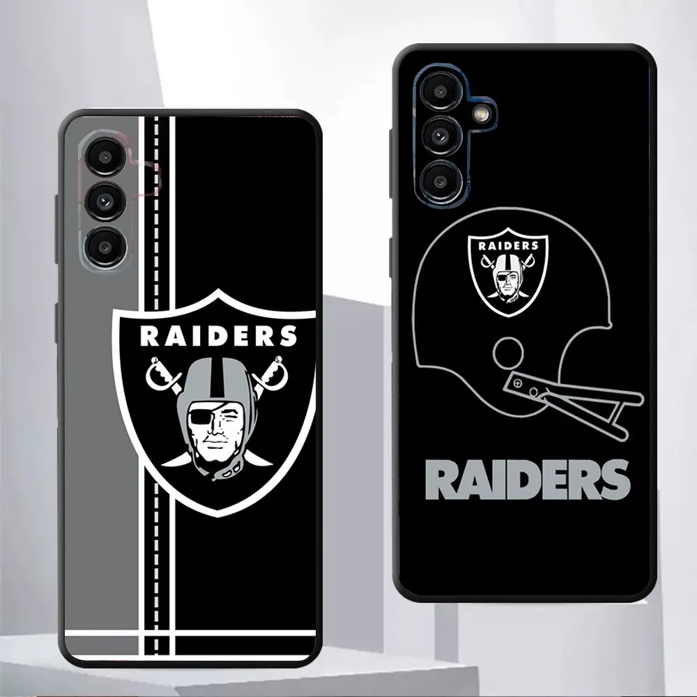 Oakland Raiders-S Phone Case For Samsung Galaxy A13,21s,22,31,32,52,53,71,80,91 Black Soft Cover