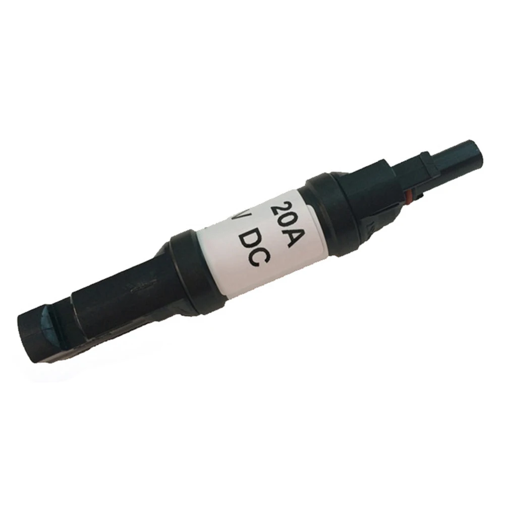 1000V 20A Fuse Holder for Solar DC Circuits with IP67 Dustproof Protection and UL94 V0 Flame Retardant Housing