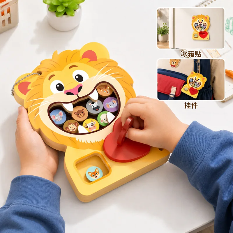 Fridge Magnet Vending Machine Toy Kids Pretend Play Coin‑operated Early Educational Montessori Toy for Boys Girls 3‑6Y GIift