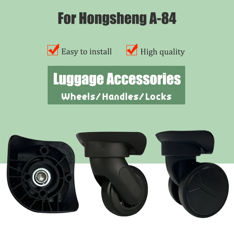 

For Hongsheng A-84 Universal Wheel Trolley Case Wheel Replacement Luggage Pulley Sliding Casters Slient Wear-resistant Repair