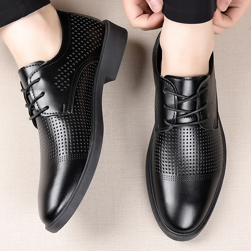 Zomer Nieuwe Lederen Herenscho - Formal Men Office Wear Sandals recensie en prijs