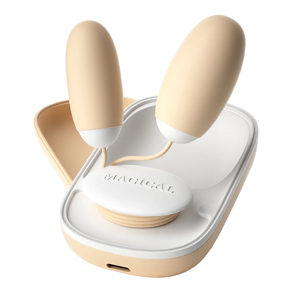 Vibrador doble de huevo de amor para mujeres, estimulador del clítoris, pezón, orgasmo rápido, Juguetes sexuales, Bola de Vagina de 12 velocidades,