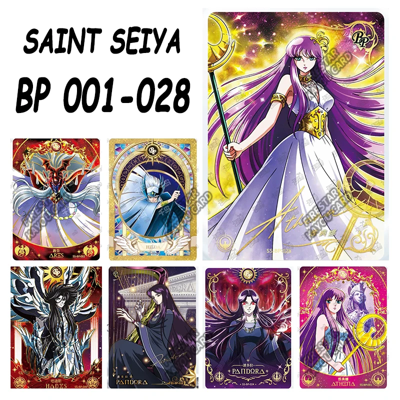 KAYOU Saint Seiya Card BP Series BP Full Set Hades Athena Pandora Thanatos Seiya  Anime Collection Card Game Toy Gift