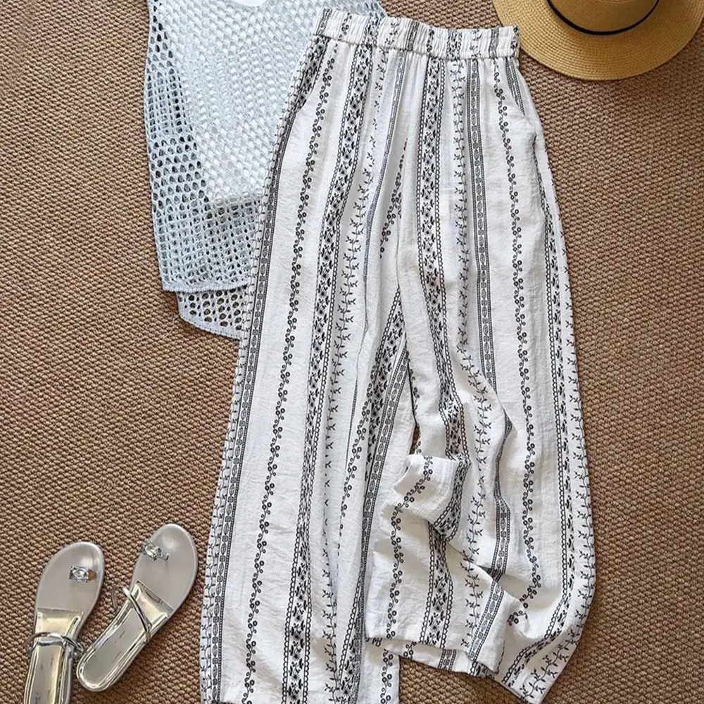 Summer New Sweet Bohemian Long Dress 2025 Summer New Women's Sleeveless Vest Tassel Dress Hollow Out Splice Trendy Maxi Dress