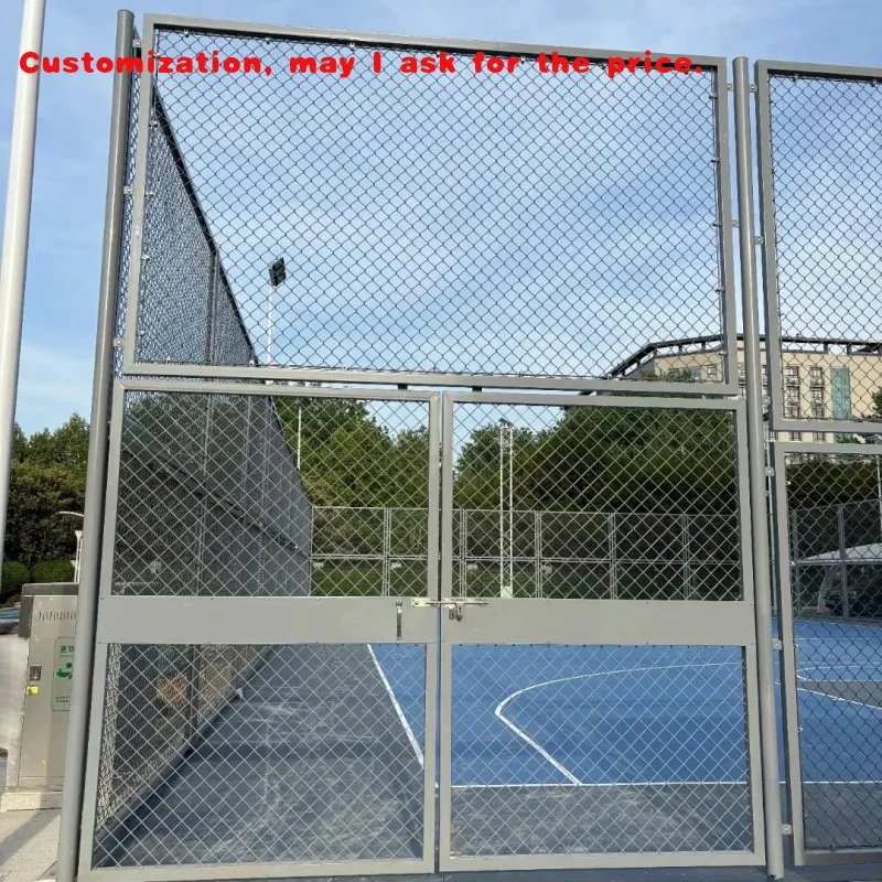 Custom.Sports Fields Fences Courts كرة السلة أسوار الأسلاك الشائكة مفردة ومزدوجة #1